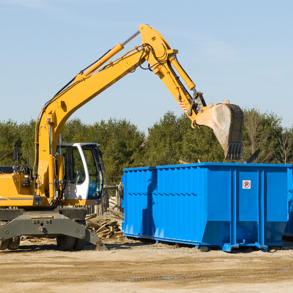 how many times can i have a residential dumpster rental emptied in Hale OH